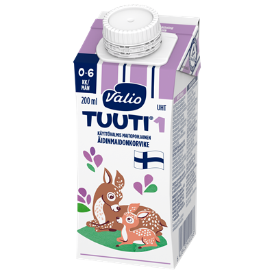 Valio Tuuti® 1 maitopohjainen äidinmaidonkorvike 200 ml UHT