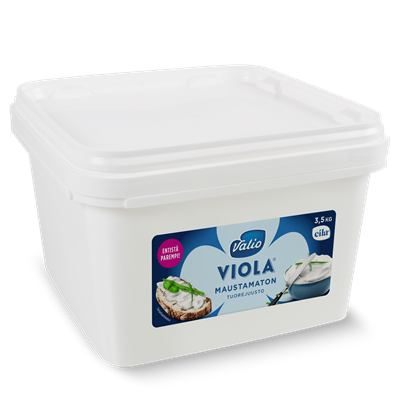 Valio Viola® maustamaton tuorejuusto laktoositon 3,5 kg