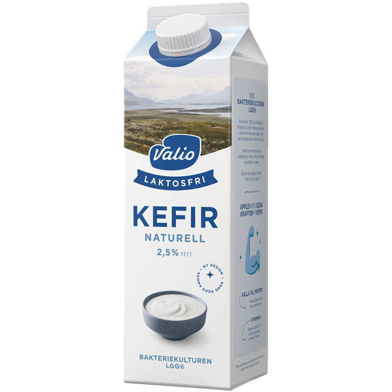 Valio Laktosfri kefir naturell 2,5% 1000 g