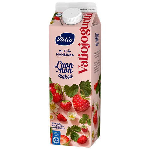 Valiojogurtti® Luonnon makea metsämansikka laktoositon 1 kg