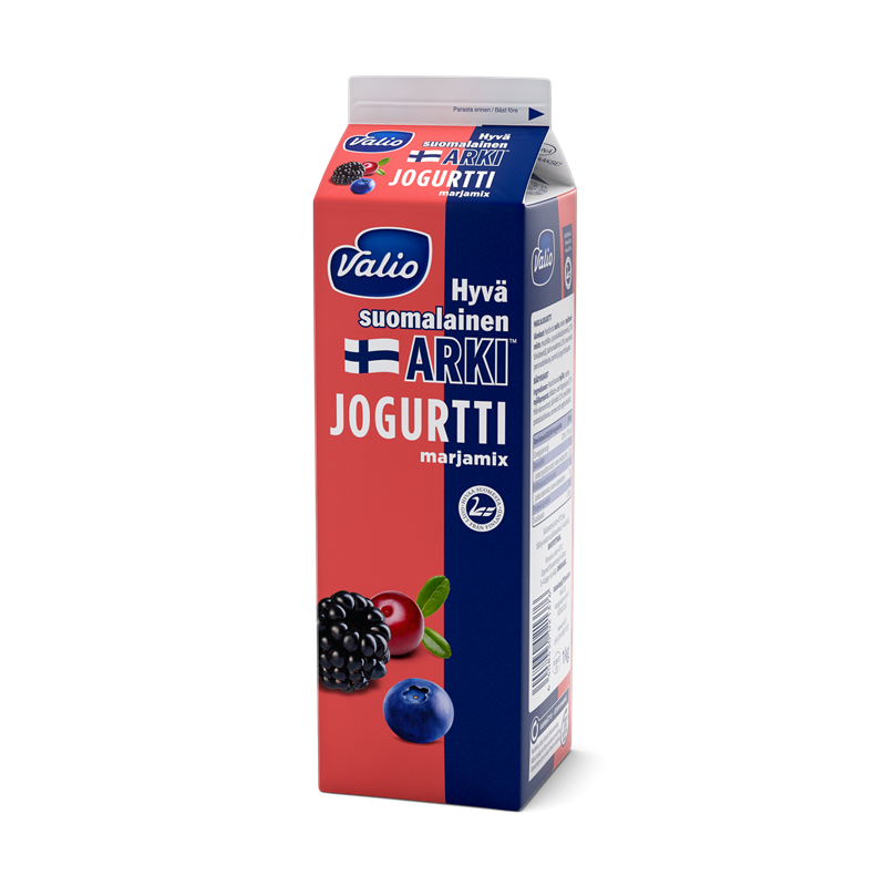 Valio Hyvä suomalainen Arki® jogurtti marjamix 1 kg