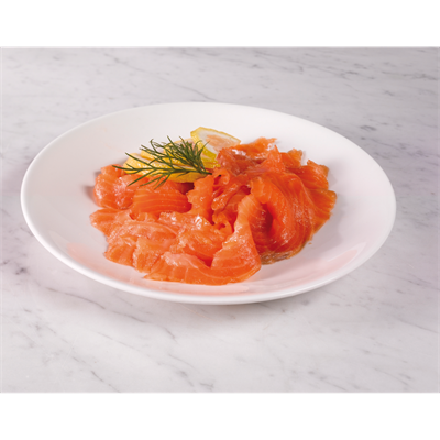 Valio kylmäsavu kirjolohifilee viipaloitu 400-600 g x n. 10 / 5 kg