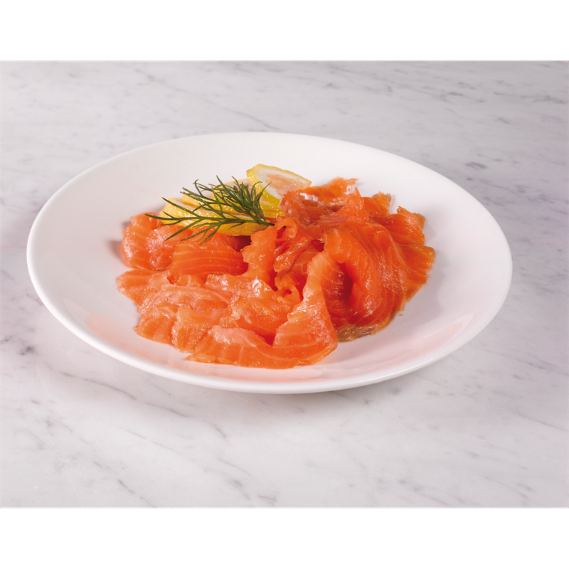 Valio kylmäsavu kirjolohifilee viipaloitu 400-600 g x n. 10 / 5 kg