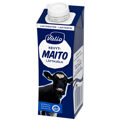 Valio kevytmaito 2,5 dl laktoositon UHT