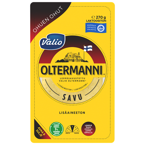 Valio Oltermanni® Savu ohuen ohut kermajuustoviipale e270 g