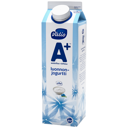 Valio A+™ luonnonjogurtti maustamaton laktoositon 1 kg