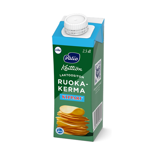 Valio Keittiön ruokakerma Kippari® savujuusto UHT laktoositon 2,5 dl