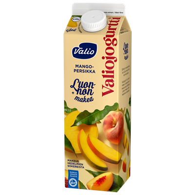 Valiojogurtti® Luonnon makea mango-persikka laktoositon 1 kg