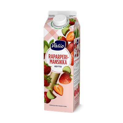 Valio raparperi-mansikkakeitto 1 kg