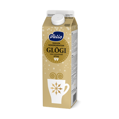Valio glögi vaalea 1 l sokeroimaton kausituote