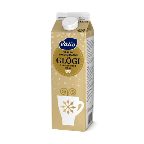 Valio glögi vaalea 1 l sokeroimaton kausituote