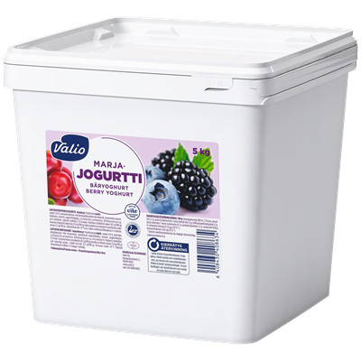 Valio jogurtti marja laktoositon 5 kg
