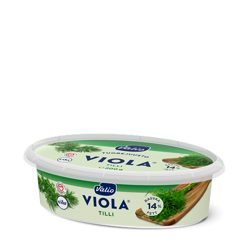 Valio Viola® tilli tuorejuusto laktoositon e200 g