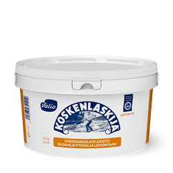 Valio Koskenlaskija® cheddar sulatejuusto sanko laktoositon e2,5 kg