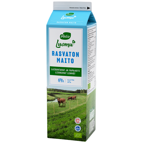 Valio Luomu™ rasvaton maito 1 l