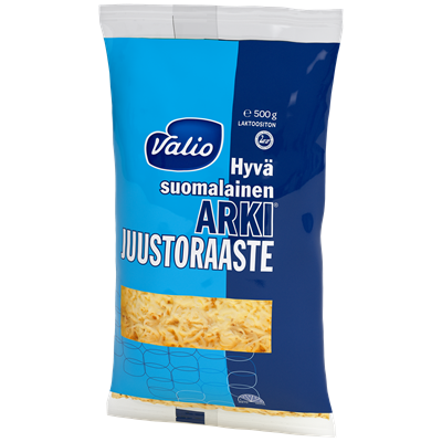 Valio Hyvä suomalainen Arki® juustoraaste e500 g