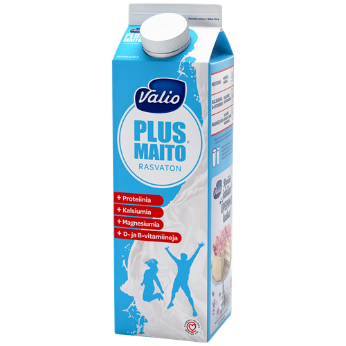 Valio Plus™ rasvaton maito 1 l