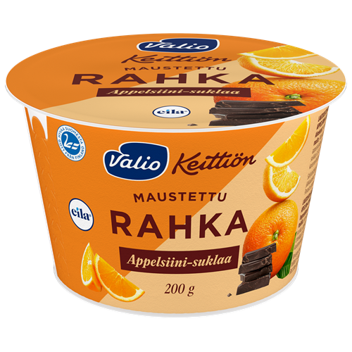 Valio Keittiön maustettu rahka appelsiini-suklaa laktoositon 200 g