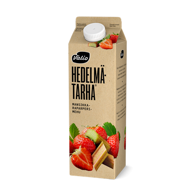 Valio Hedelmätarha® mansikka-raparperimehu 1 l