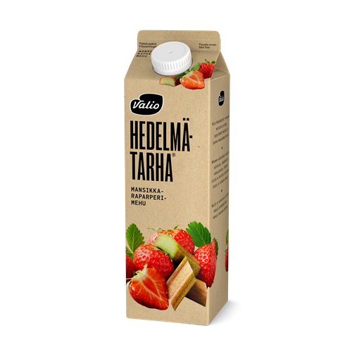 Valio Hedelmätarha® mansikka-raparperimehu 1 l