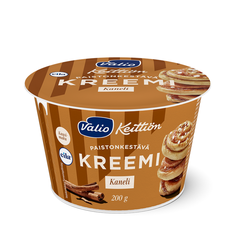 Valio Keittiön kanelikreemi 200 g laktoositon