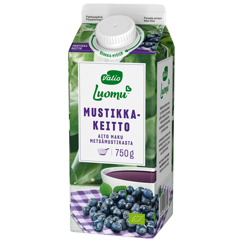 Valio Luomu™ mustikkakeitto 750 g