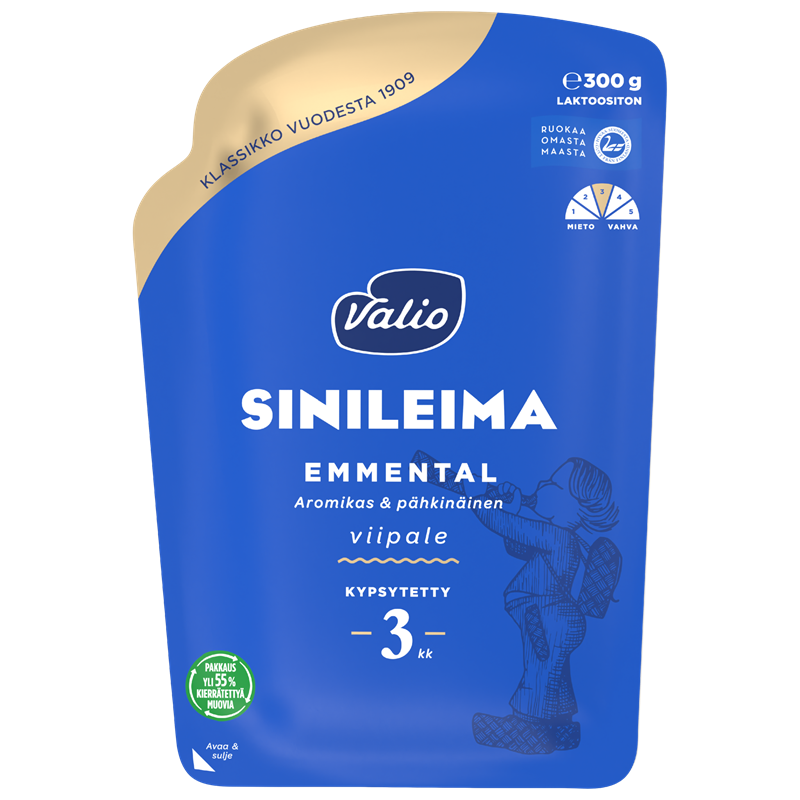 Valio Sinileima emmental juustoviipale e300 g