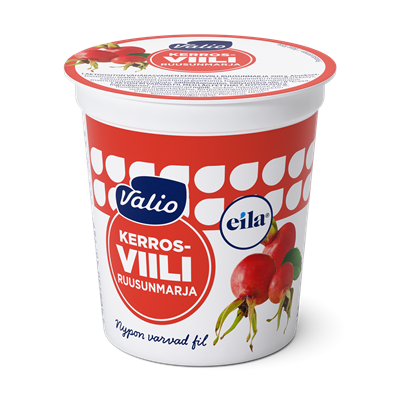 Valio kerrosviili ruusunmarja 1 % laktoositon  200 g
