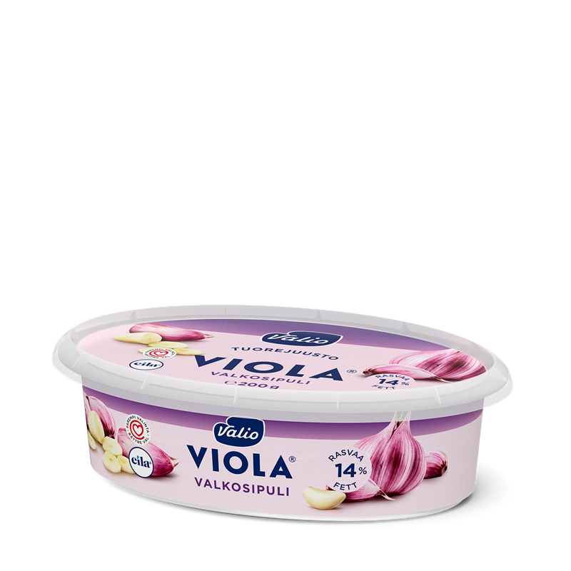Valio Viola® valkosipuli tuorejuusto laktoositon e200 g