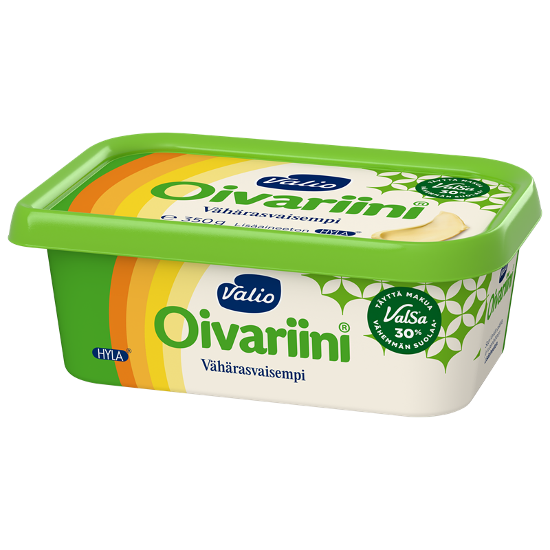 Valio Oivariini® vähärasvaisempi levite ValSa® HYLA® 350 g