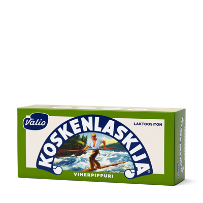 Valio Koskenlaskija® viherpippuri sulatejuusto laktoositon e250 g