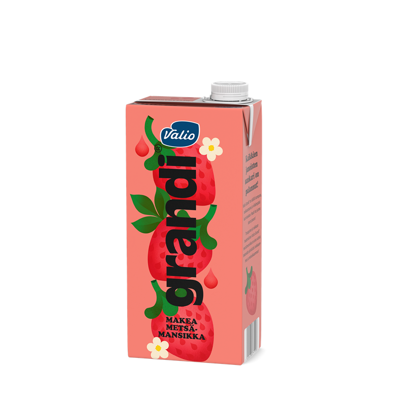 Valio Grandi® makea metsämansikka mehujuoma 1 l