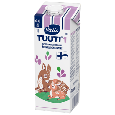 Valio Tuuti® 1 maitopohjainen äidinmaidonkorvike 1 l UHT