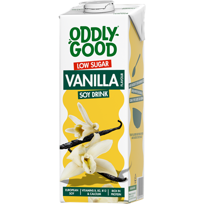 Oddlygood® soijajuoma 1 l vanilja vähäsokerinen UHT