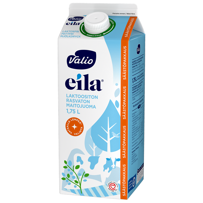 Valio Eila® rasvaton maitojuoma 1,75 l laktoositon