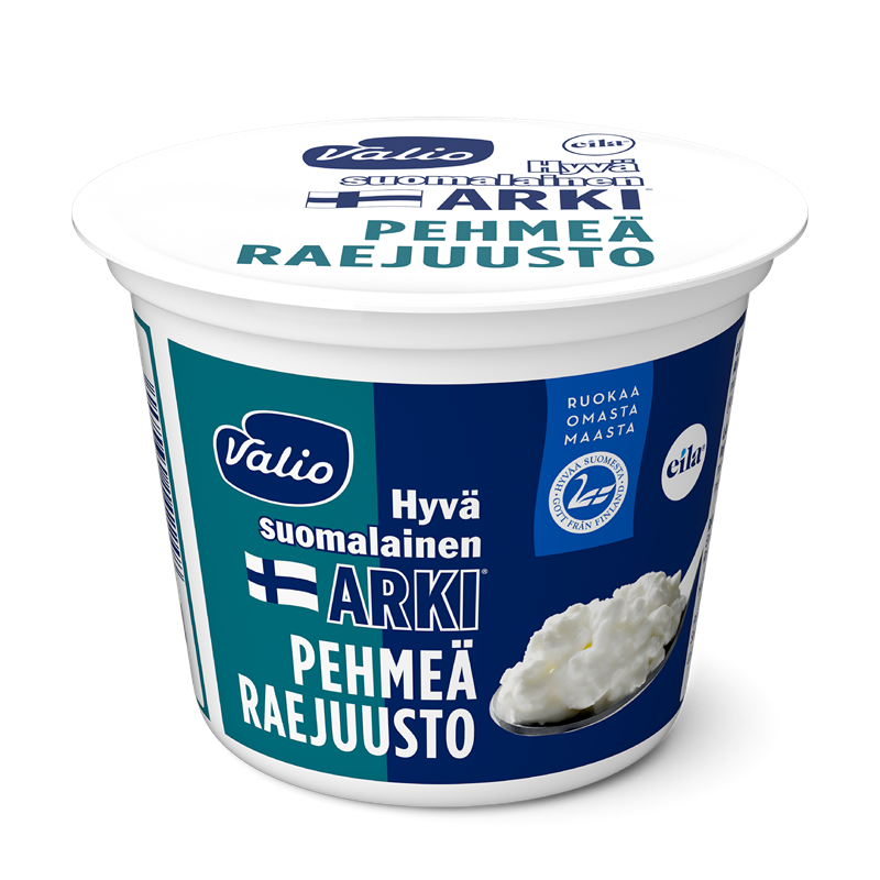 Valio Hyvä suomalainen Arki® pehmeä raejuusto laktoositon 200 g