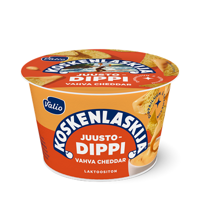 Valio Koskenlaskija® juustodippi vahva cheddar laktoositon e185 g