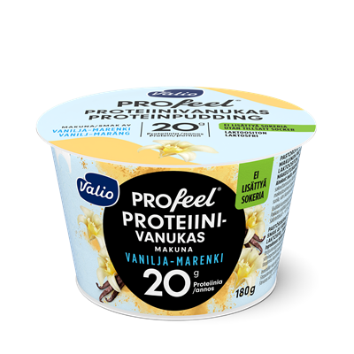 Valio PROfeel® proteiinivanukas 180 g vanilja-marenki laktoositon
