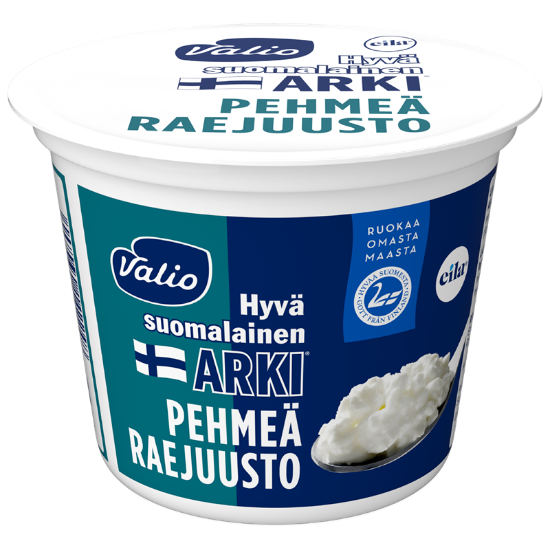 Valio Hyvä suomalainen Arki® pehmeä raejuusto laktoositon 200 g