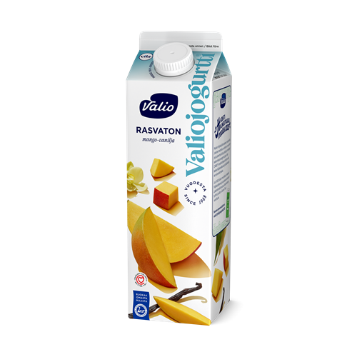 Valiojogurtti® 1 kg rasvaton mango-vanilja laktoositon