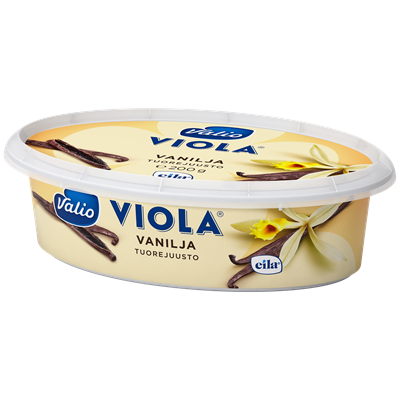 Valio Viola® vanilja tuorejuusto laktoositon e200 g