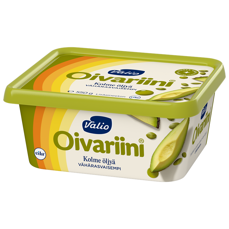 Valio Oivariini® kolme öljyä levite vähärasvaisempi laktoositon 550 g