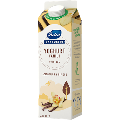 Valio Laktosfri yoghurt vanilj 1000 g