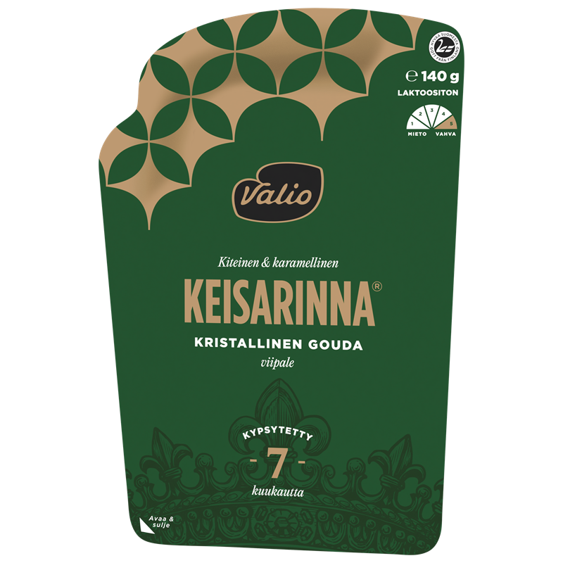 Valio Keisarinna® kristallinen gouda juustoviipale e140 g