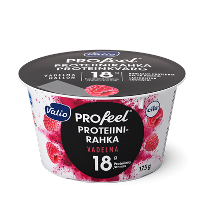 Valio PROfeel® proteiinirahka 175 g vadelma laktoositon