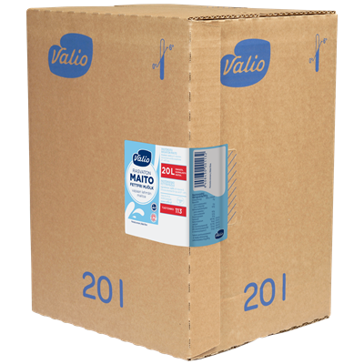 Valio vapaan lehmän rasvaton maito 20 l novobox