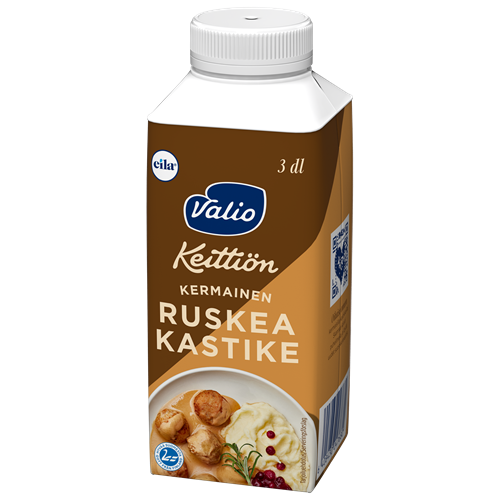 Valio Keittiön kermainen ruskea kastike laktoositon 3 dl