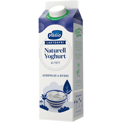 Valio Laktosfri yoghurt naturell 4% 1000 g