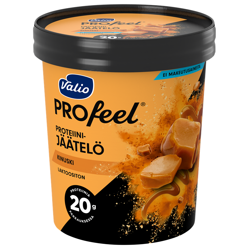 Valio PROfeel® jäätelö 480 ml kinuski laktoositon