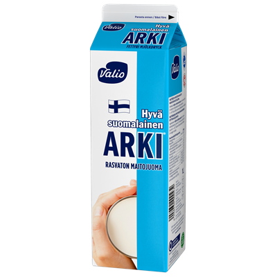 Valio Hyvä suomalainen Arki® rasvaton maitojuoma 1 l
